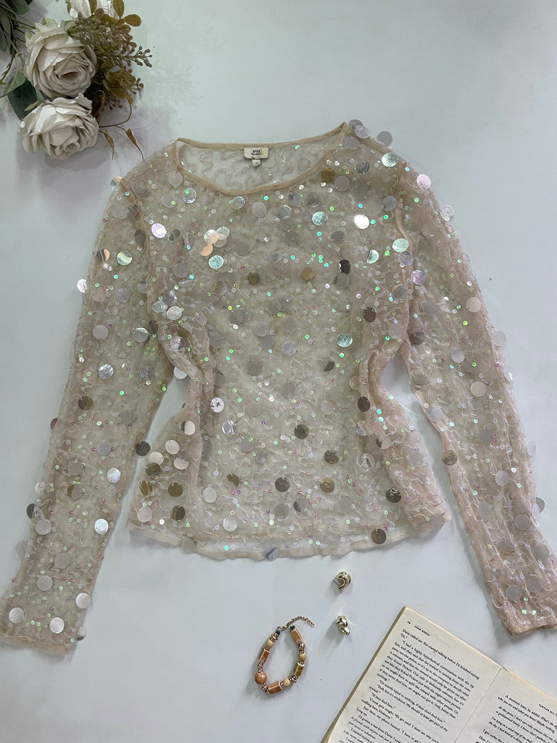 River Island Sheer Top-Bust 40