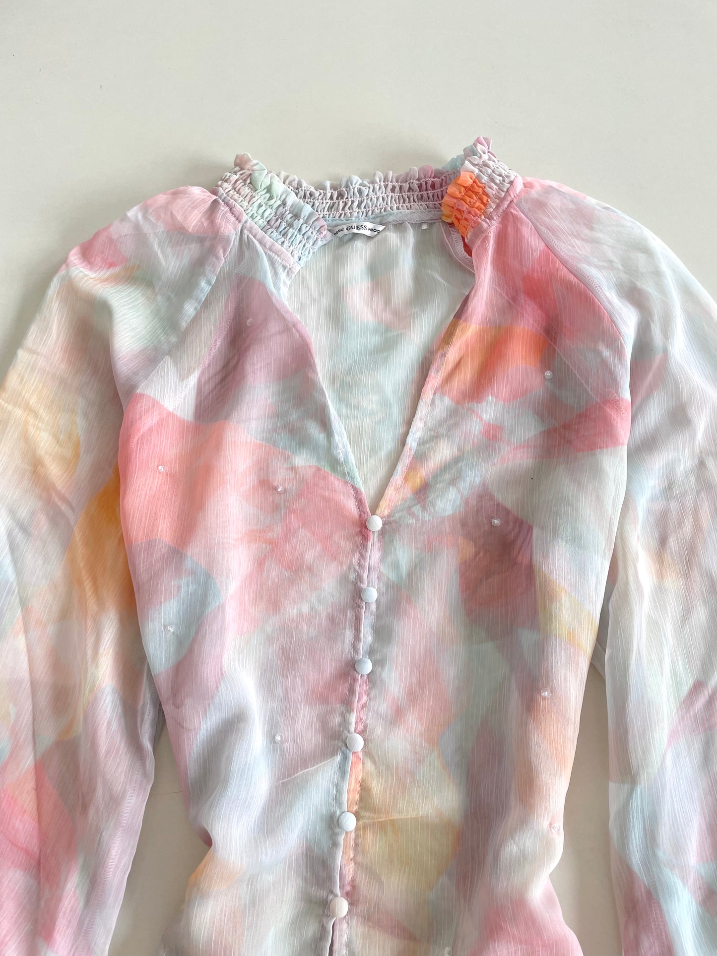 Guess Vintage Sheer Top-Bust 40