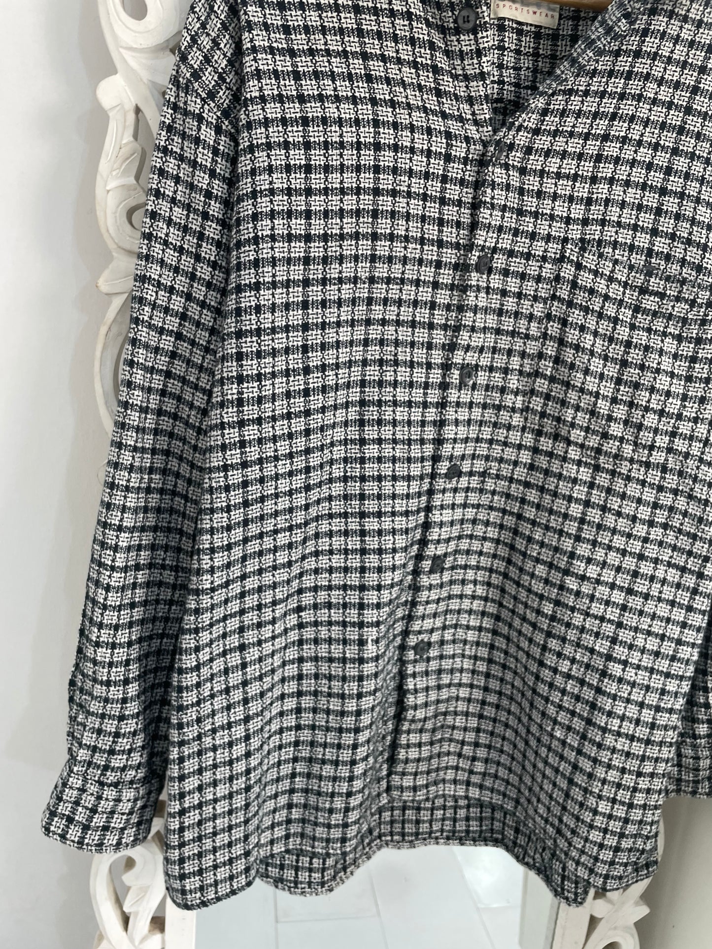 Thick Tweed Shirt-Chest 48