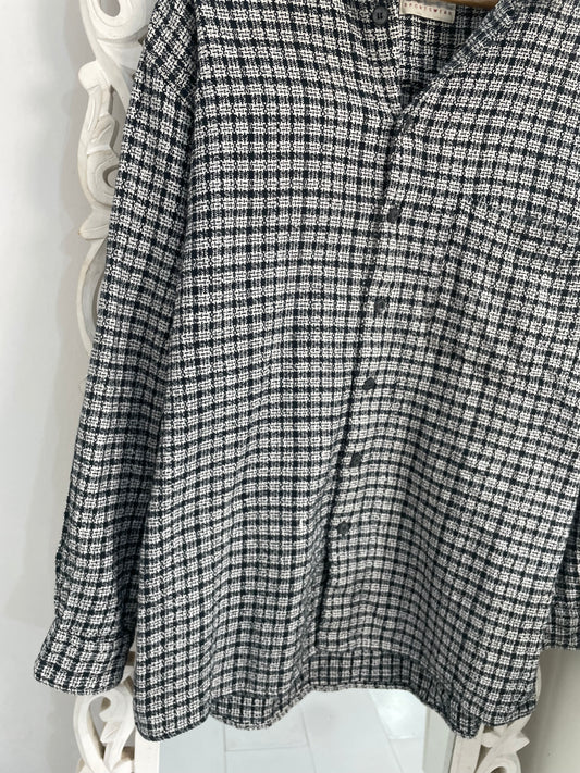 Thick Tweed Shirt-Chest 48