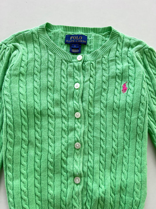 Ralph Lauren 100%Cotton Kids Vintage Cardigan-Bust 28