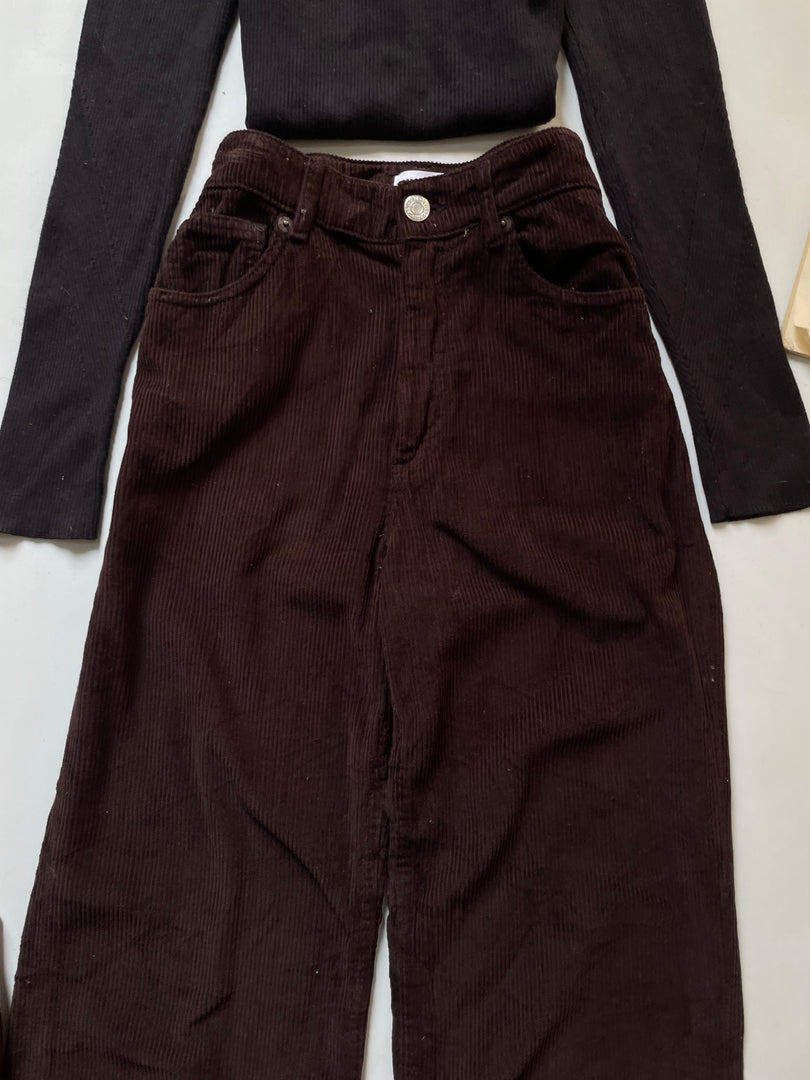 Zara Corduroy Pants-Waist 26
