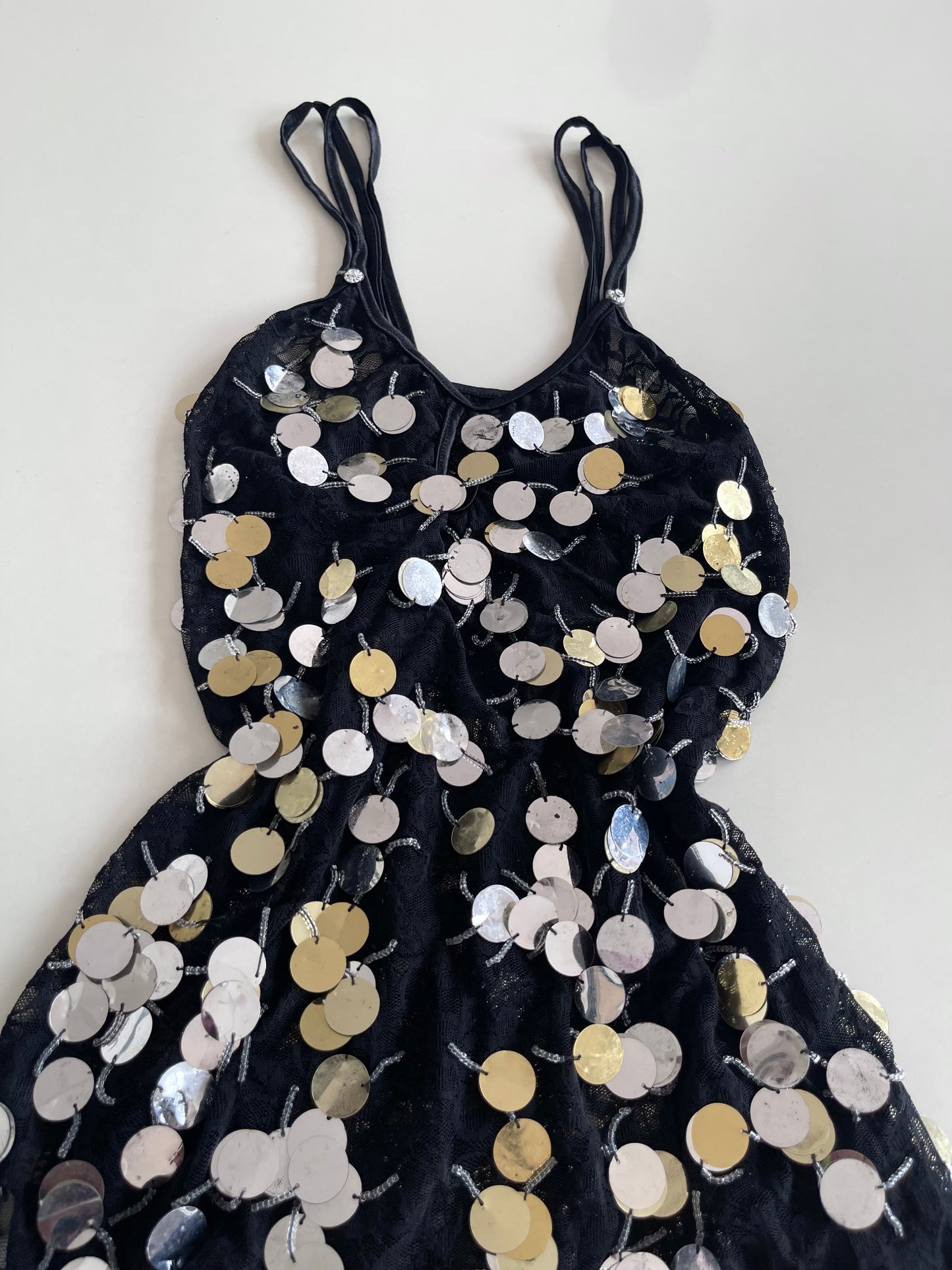 Sheer Sequin Dress-Waist 28 to 30