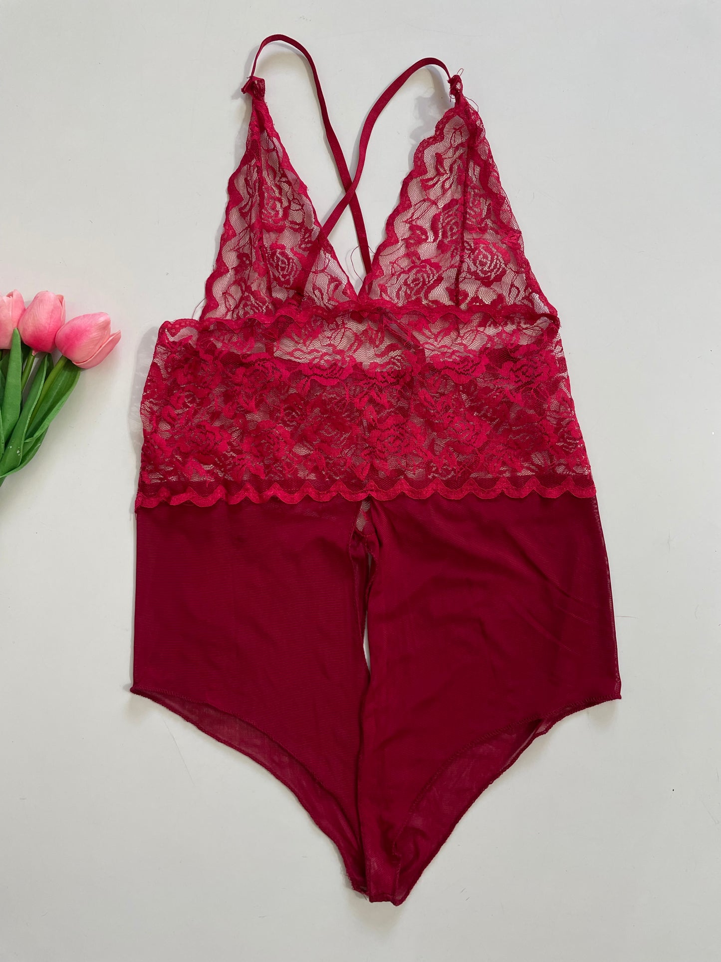 Red Lace Lingerie-Bust 30 to 34