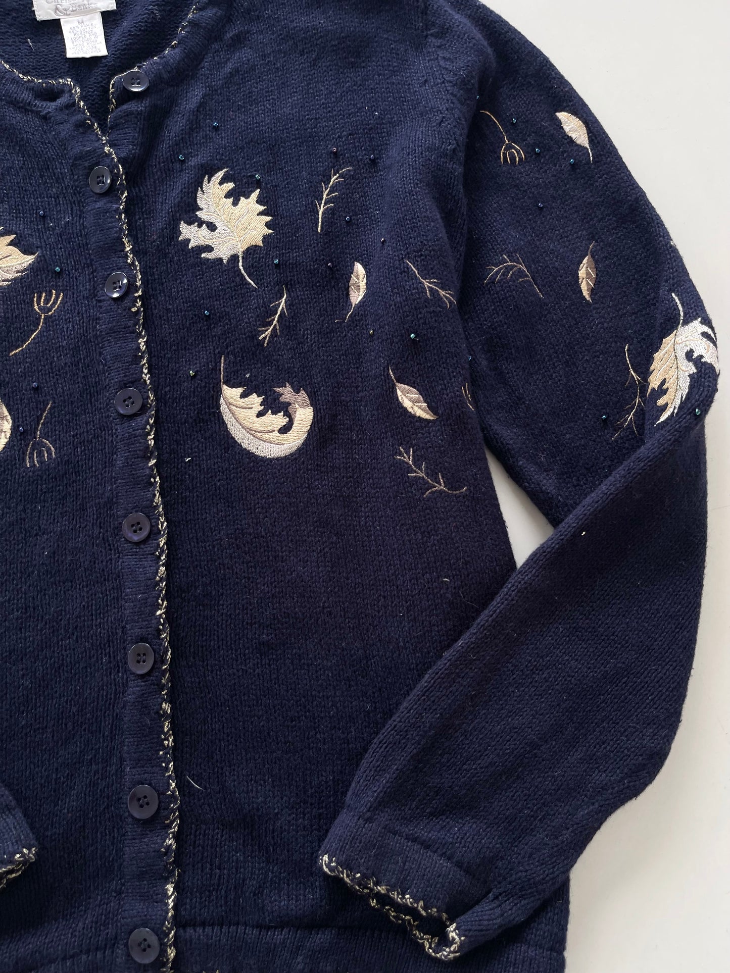 Christopher & Banks Embroidered Vintage Sweater-Bust 42