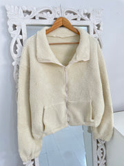 Thick Teddy Jacket-Bust 44