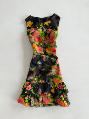 Floral Vintage Dress - Bust 34