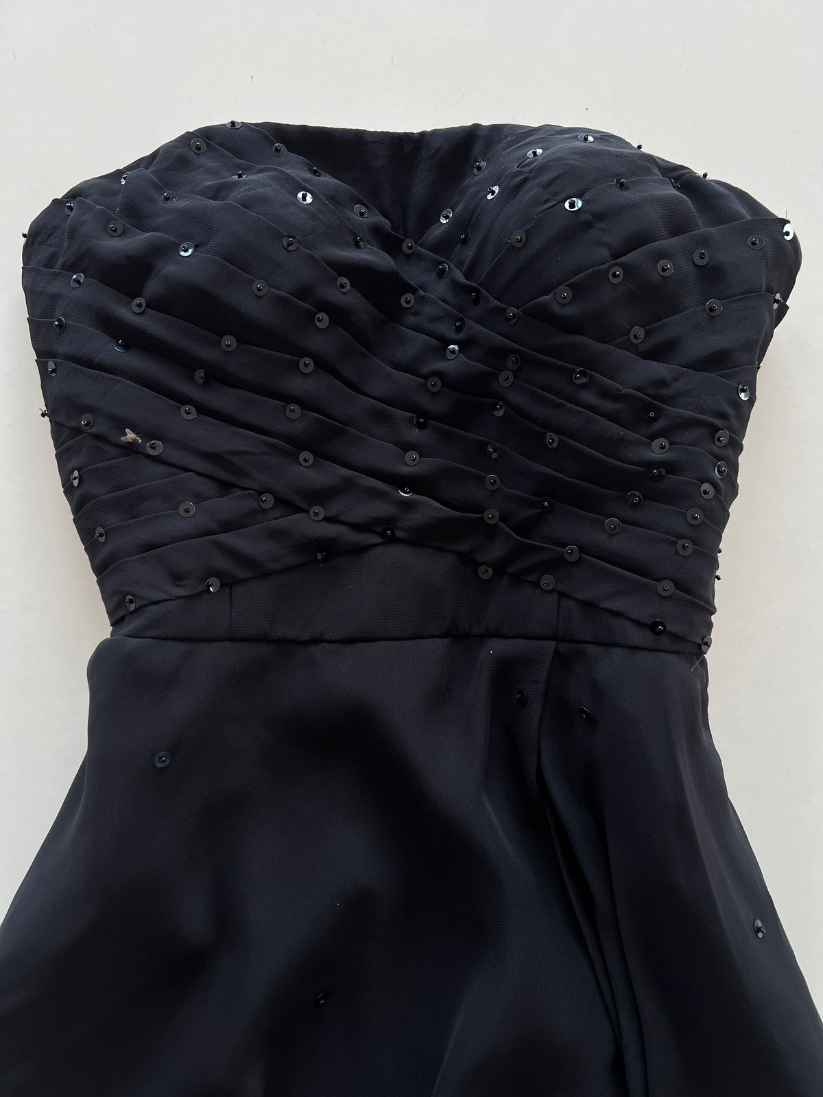 Vintage Sequin Tube Dress-Bust 30
