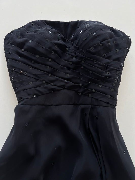 Vintage Sequin Tube Dress-Bust 30