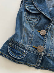 Angelina Denim Top-Bust 32