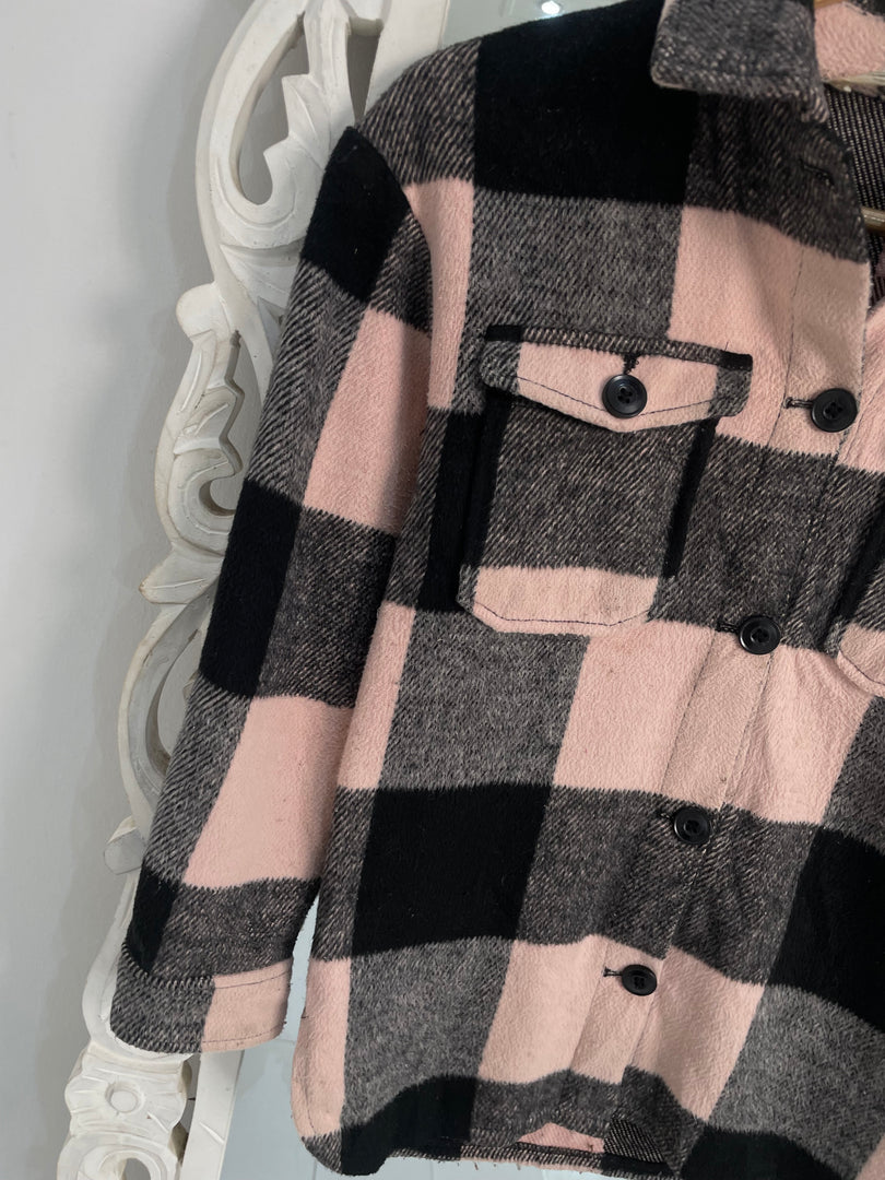 H&m Super Thick Warm Shacket-Chest 30