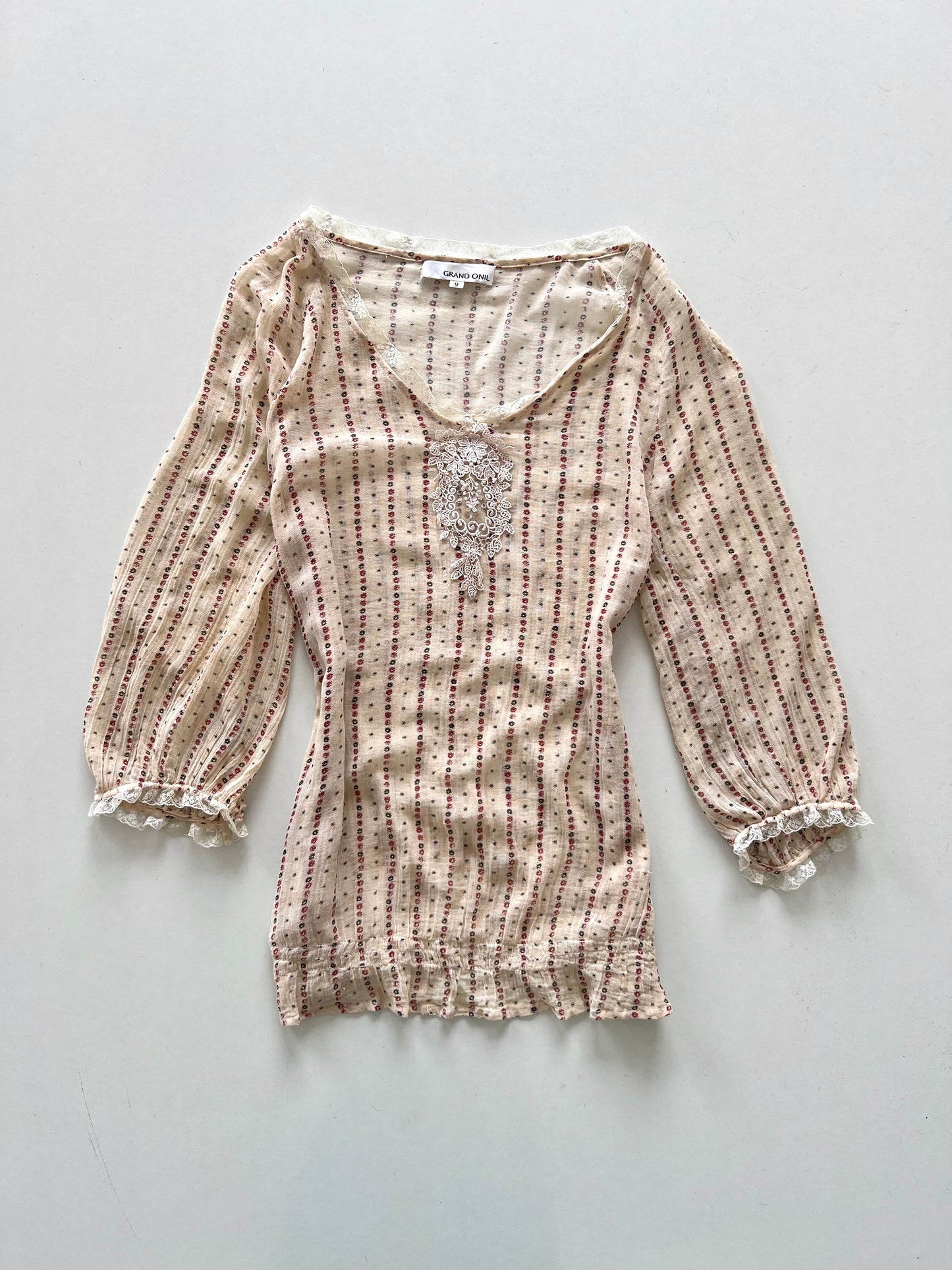Grand Onil Sheer Top-Bust 38