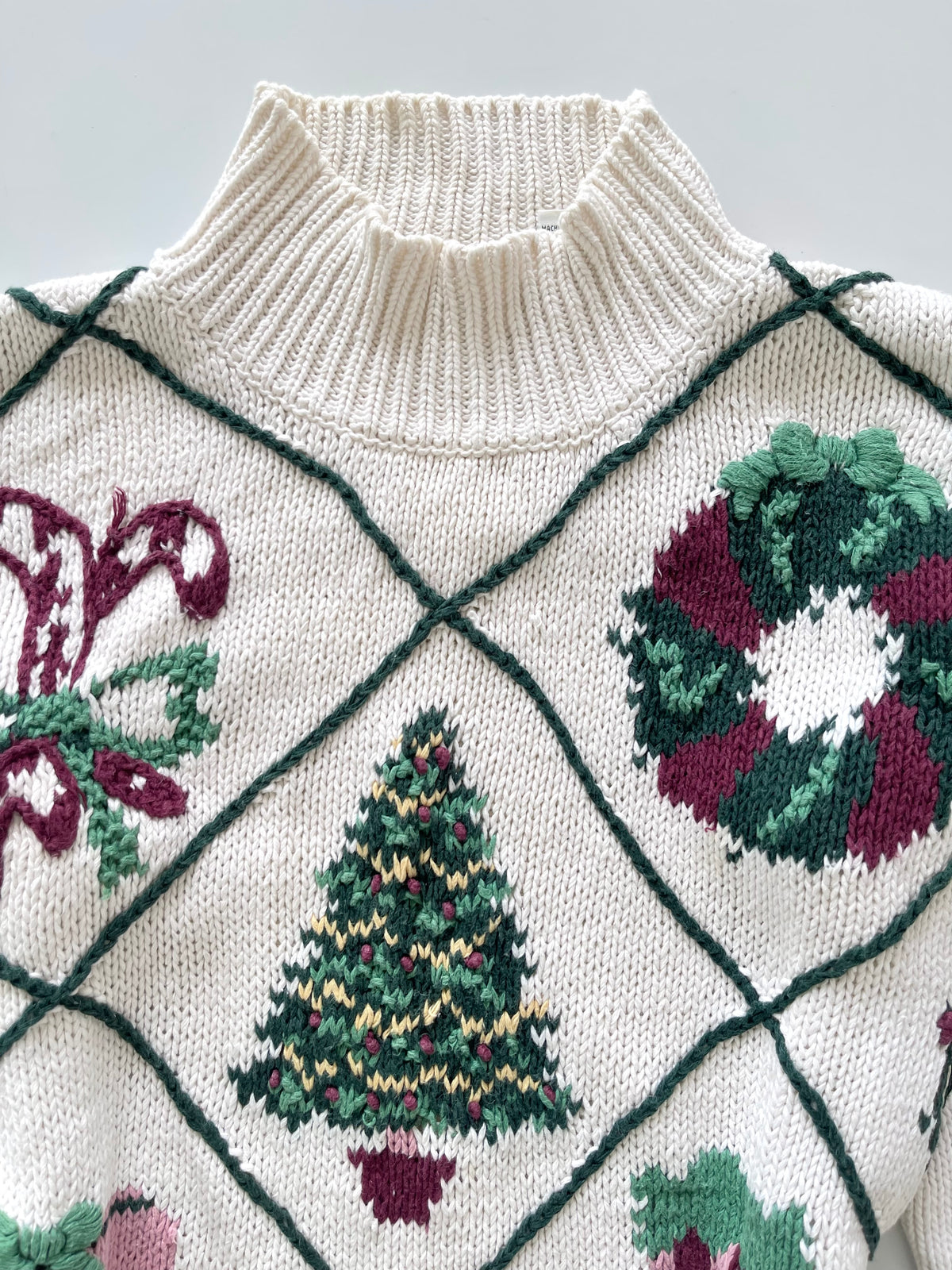 Boundary Waters Embroidered Christmas Sweater-Bust 48
