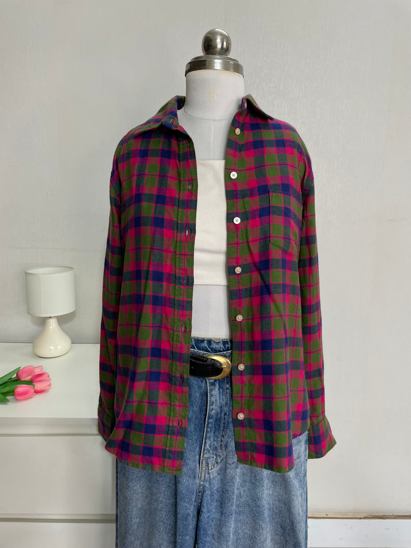 Uniqlo Plaid Shirt - Bust 34