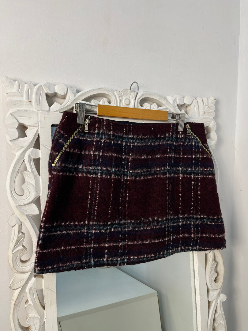 River Island Tweed Skirt-Waist 30