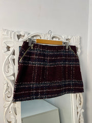 River Island Tweed Skirt-Waist 30