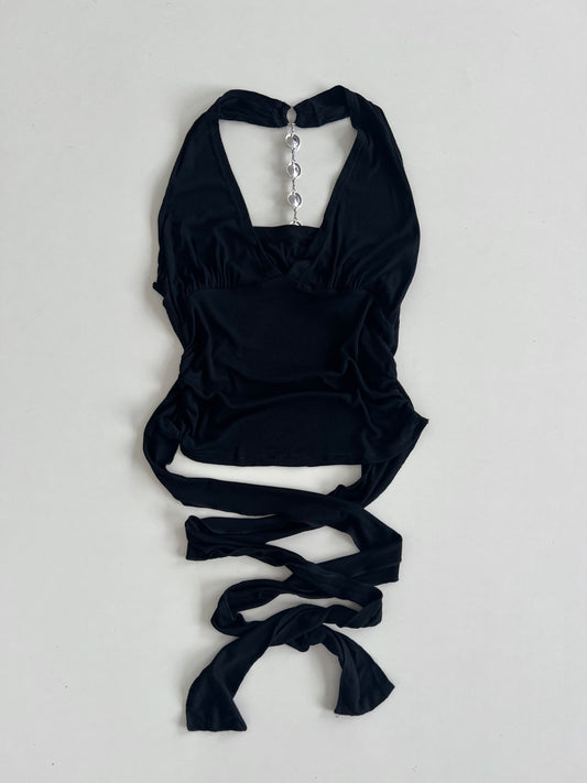 Halter Neck Vintage Top-Bust 34 to 36