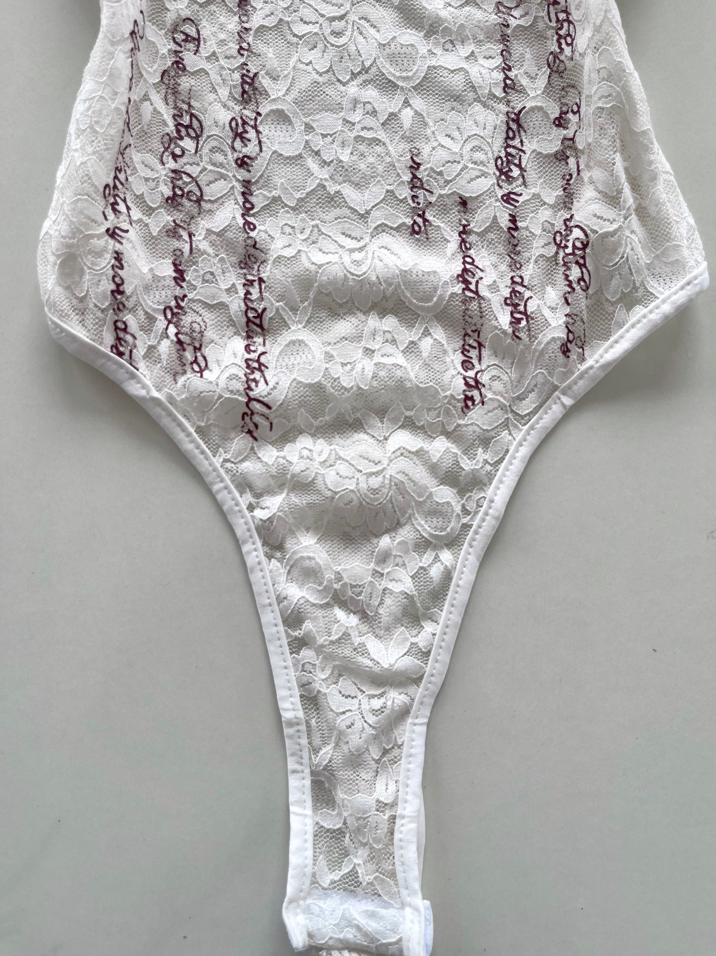 Vintage Sheer Bodysuit-Bust 34 to 36