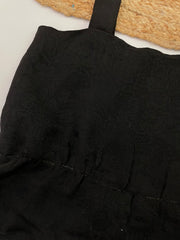 Self jacquard Top-Bust 34