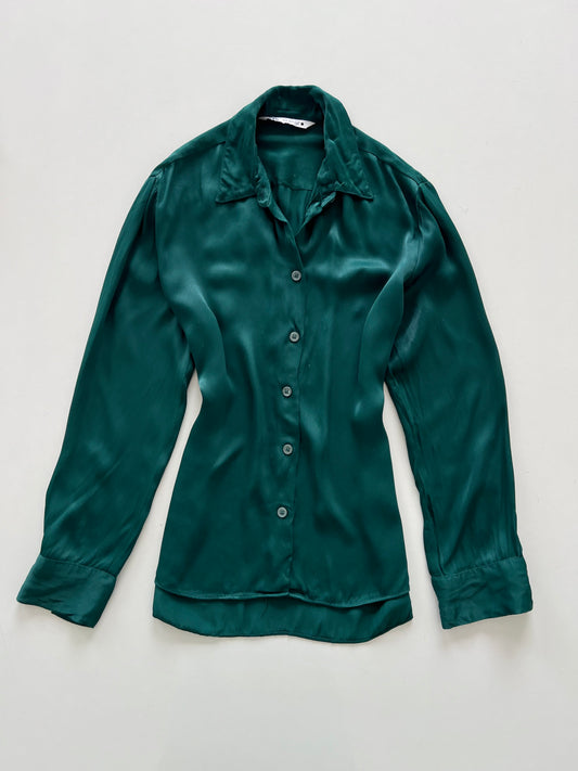 Zara Satin Shirt-Bust 40