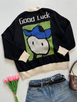 Load image into Gallery viewer, Good Luck Soft Cardigan - Bust 44 to 48
