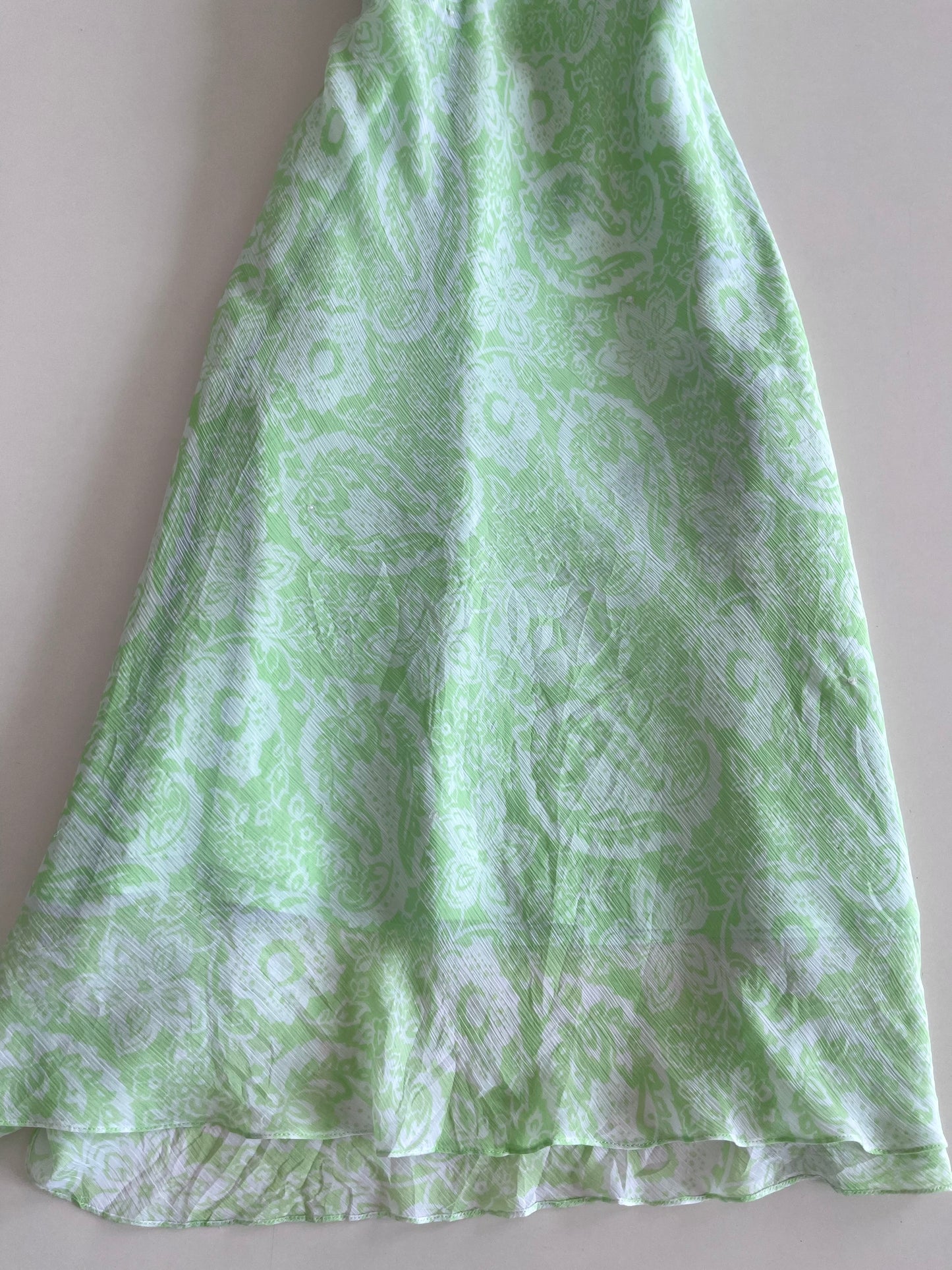 Paisley Mint Dress-Bust 50 to 52