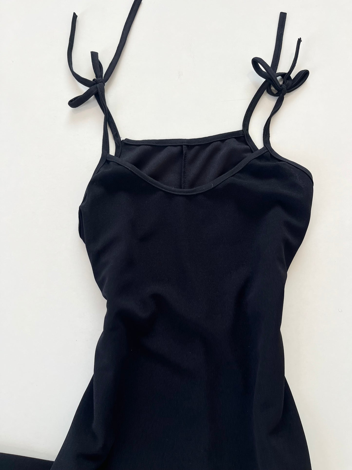 Tie Up Black Dress-Bust 36