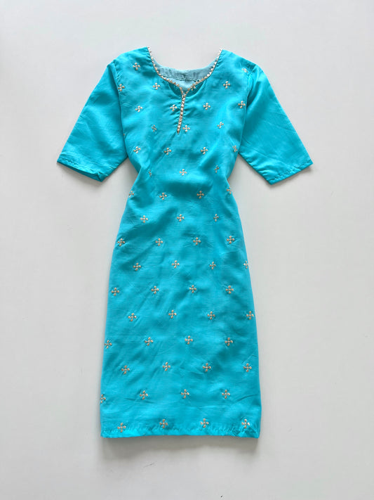 Y2k Embroidered Kurta-Bust 40