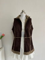 Load image into Gallery viewer, JEEP FUR LINED SUEDE JACKET - BUST 40
