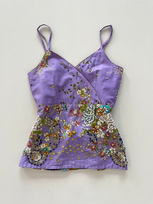 Hand Embroidered Vintage Top-Bust 32 to 34