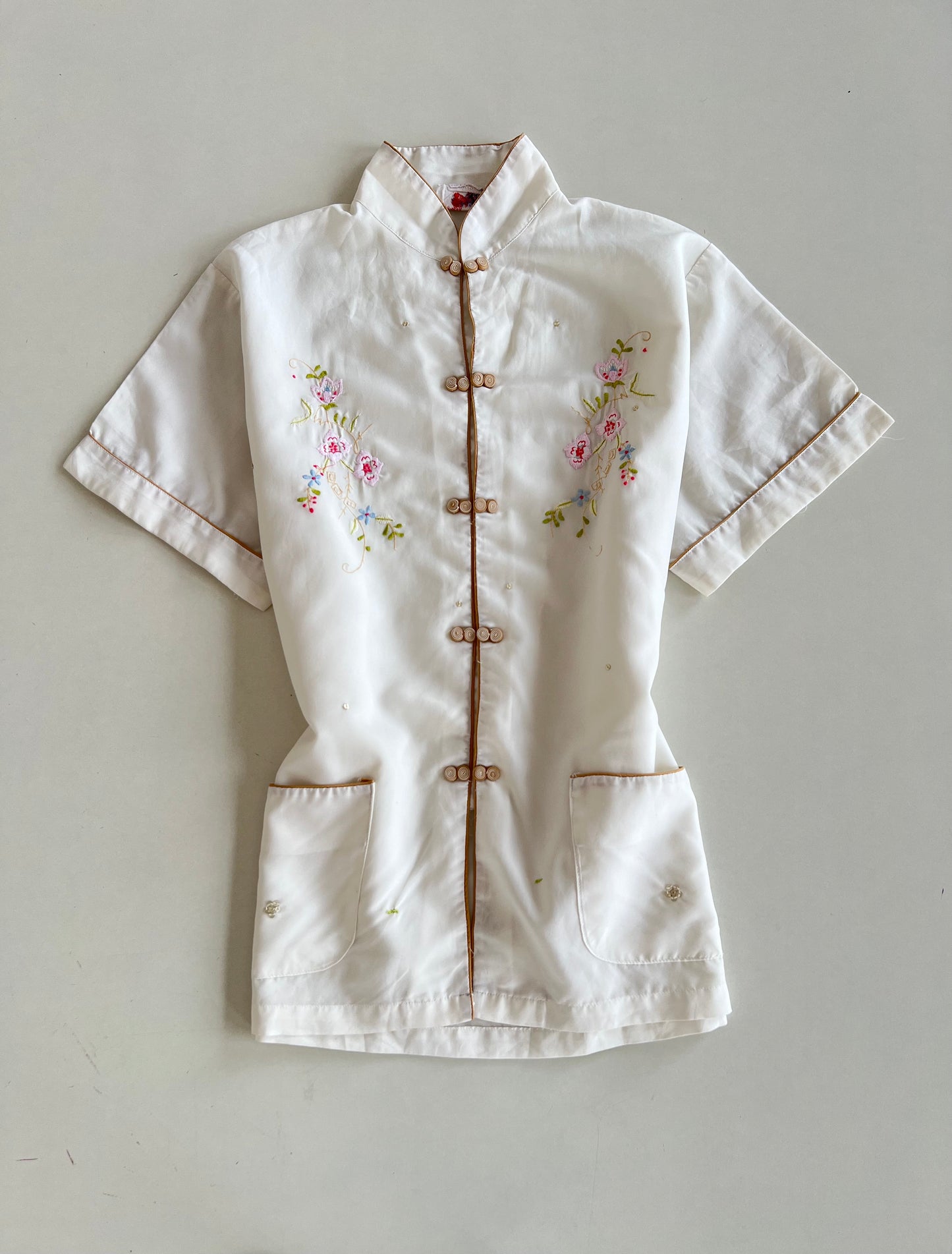 Chinese Embroidered Top-Bust 42