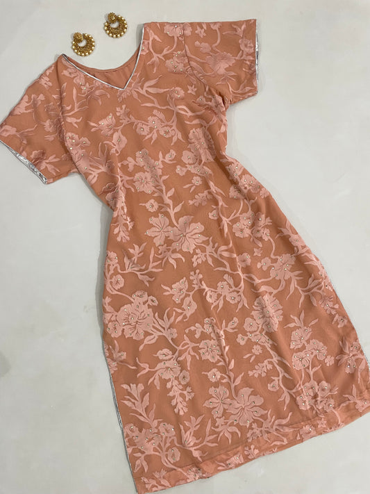 Brasso Rhinestone Kurta-Bust 42