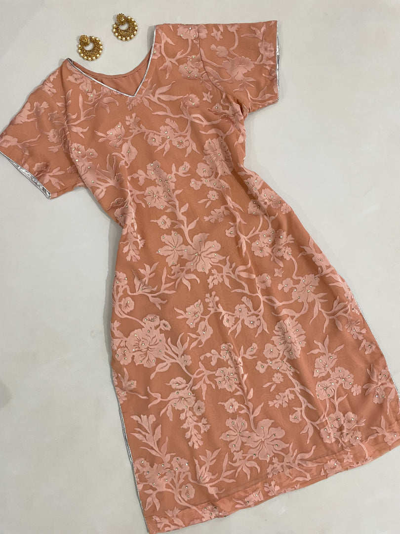 Brasso Rhinestone Kurta-Bust 42