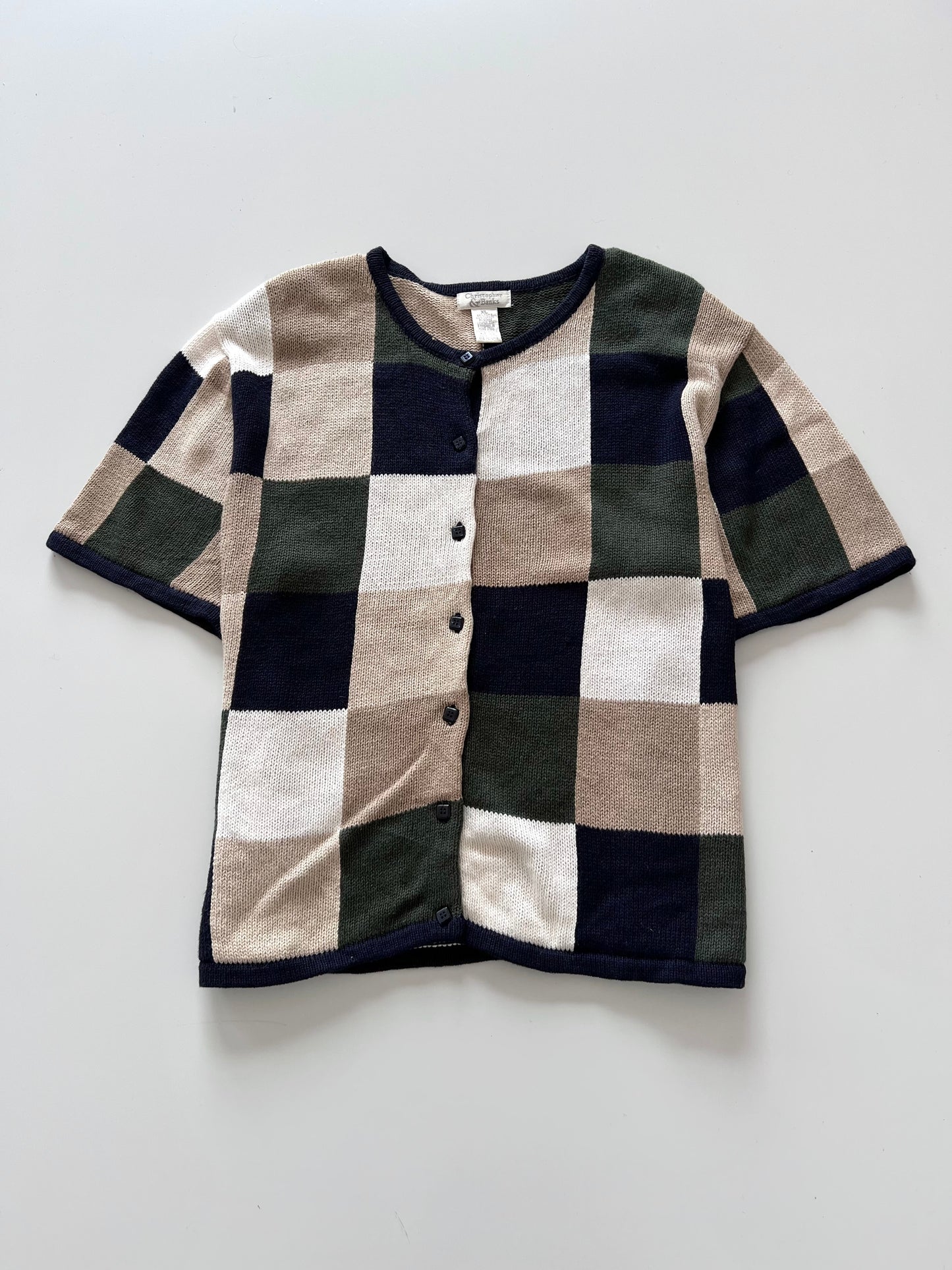 Christopher&Banks Embroidered Sweater-Bust 50