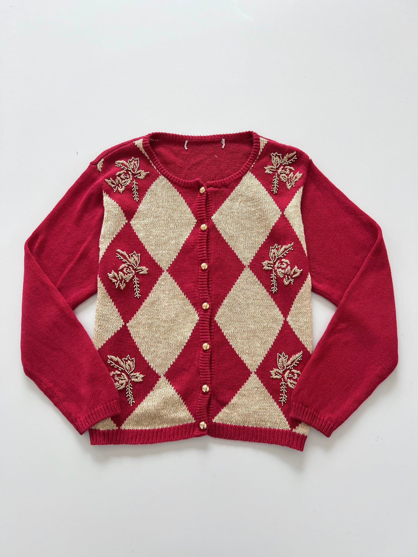 Embroidered Sweater-Bust 42