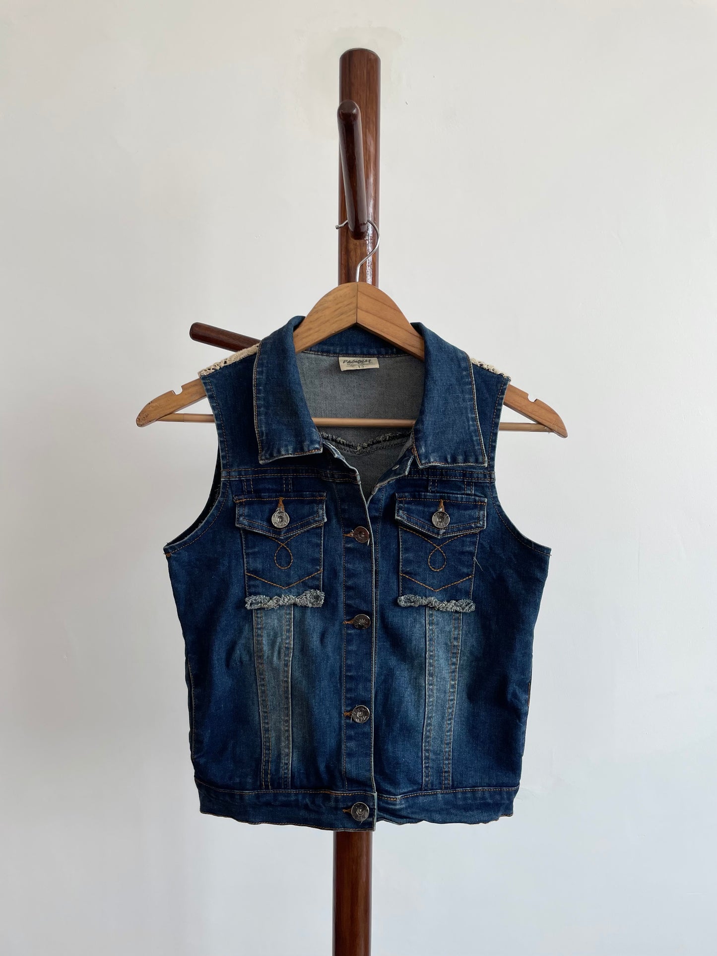 Denim Vest-Bust 32