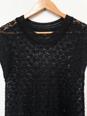 Sheer Crochet Top-Bust 38 to 42