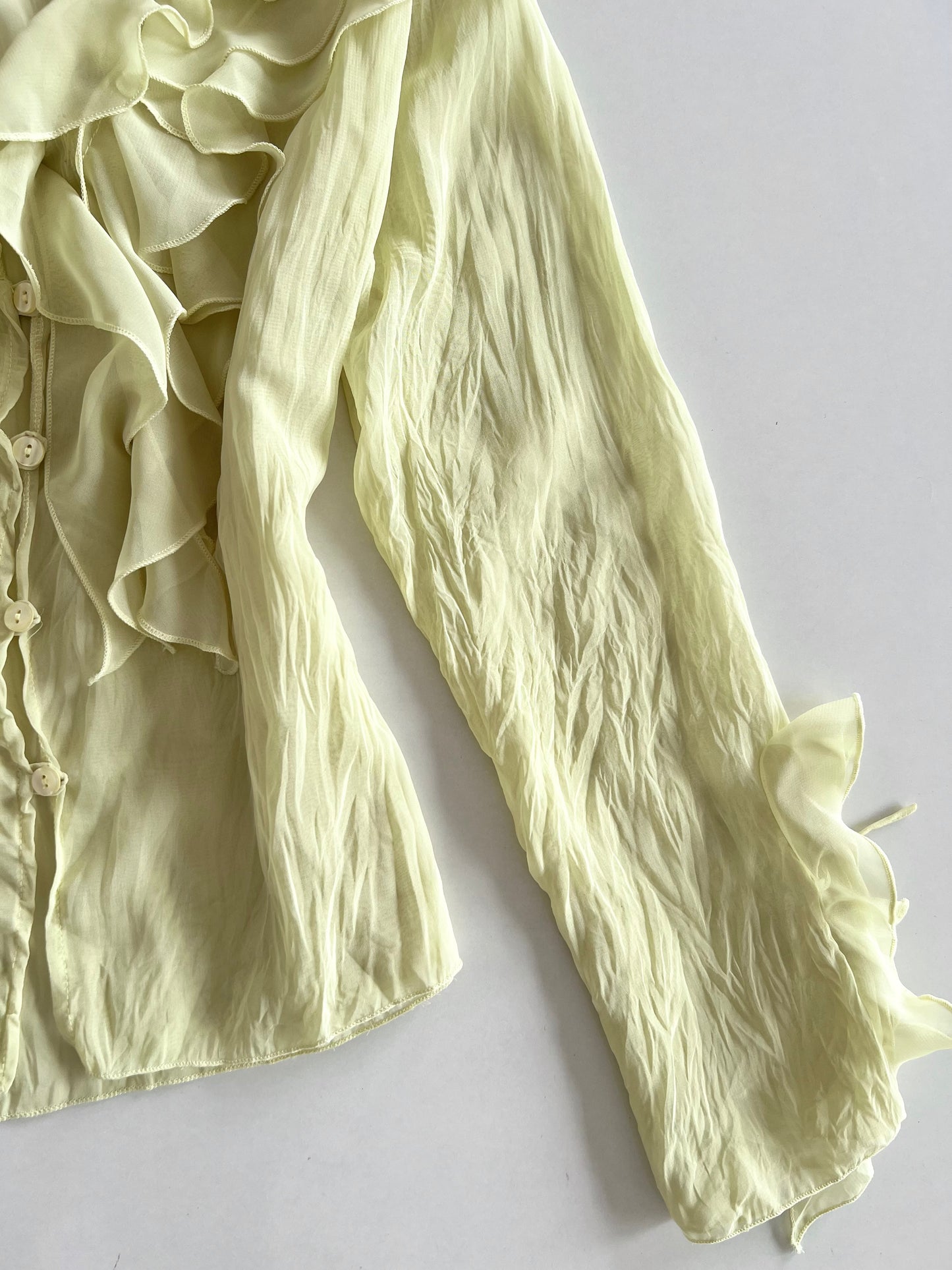 Wonder Vintage Ruffle Top-Bust 44