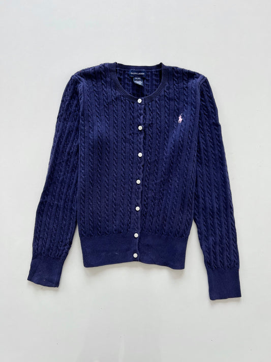 Ralph Lauren 100%Cotton Vintage Cardigan-Bust 34 to 36
