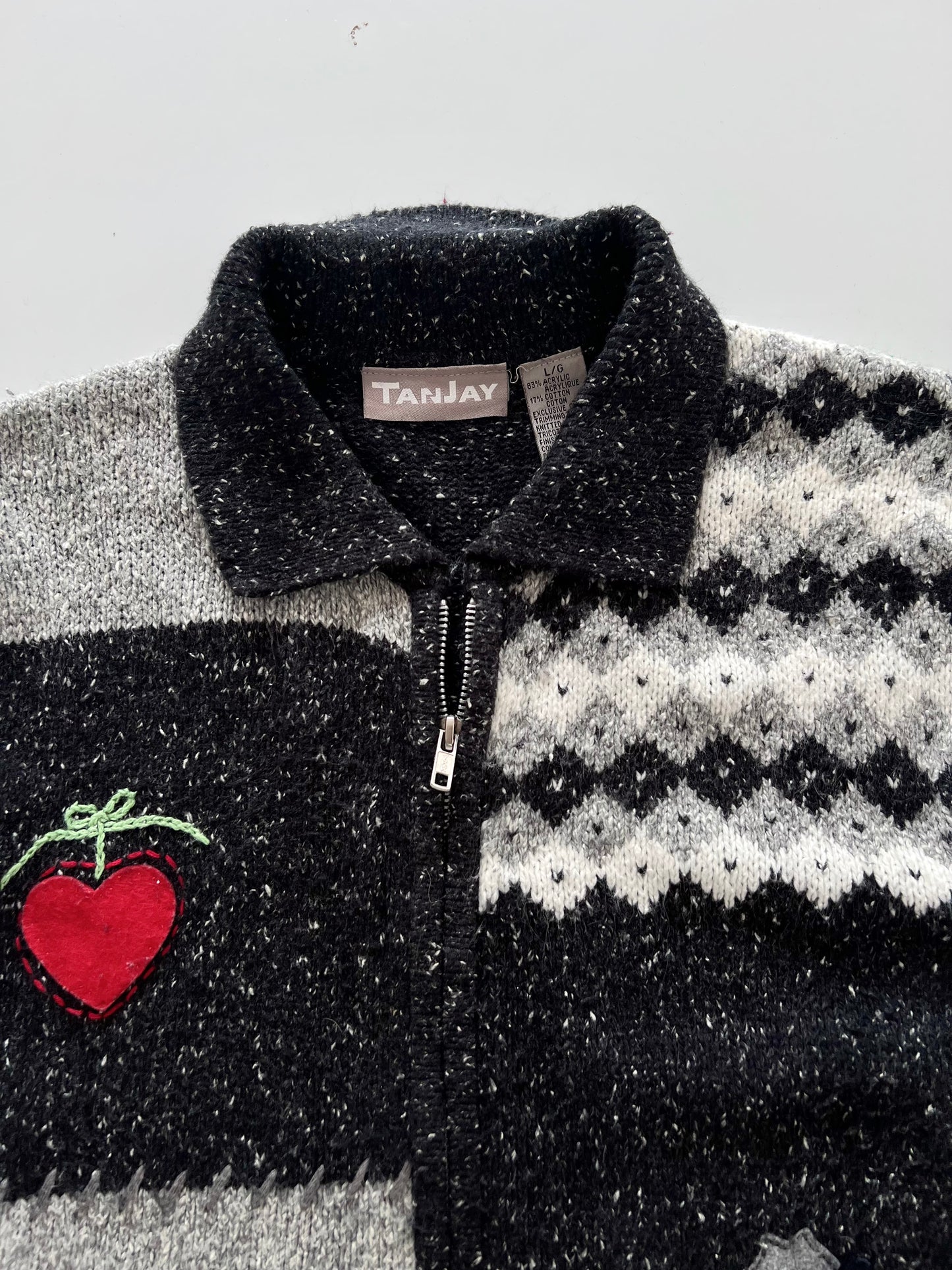 Tanjay Embroidered Christmas Zipper-Bust 50