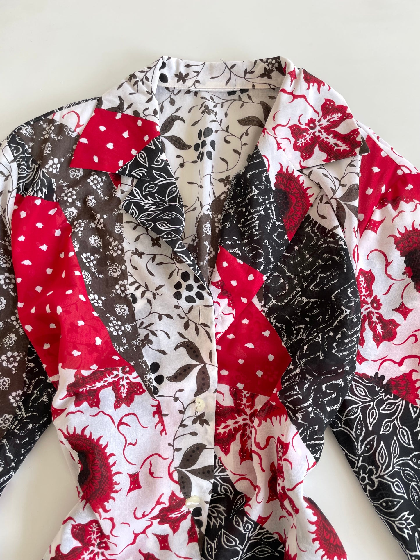 Ruffle Vintage Top-Bust 42
