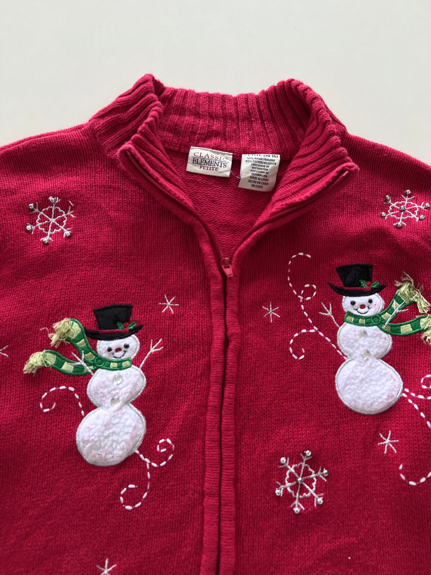 Classic Christmas Zipper -Bust 46