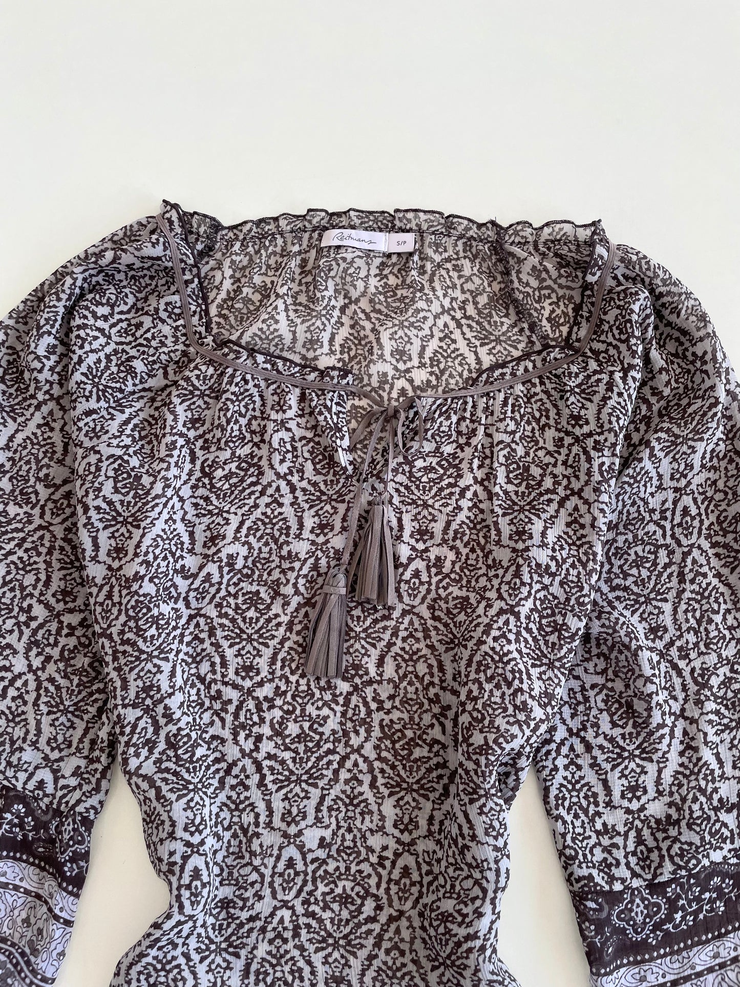 Reitmans Sheer Top-Bust 38