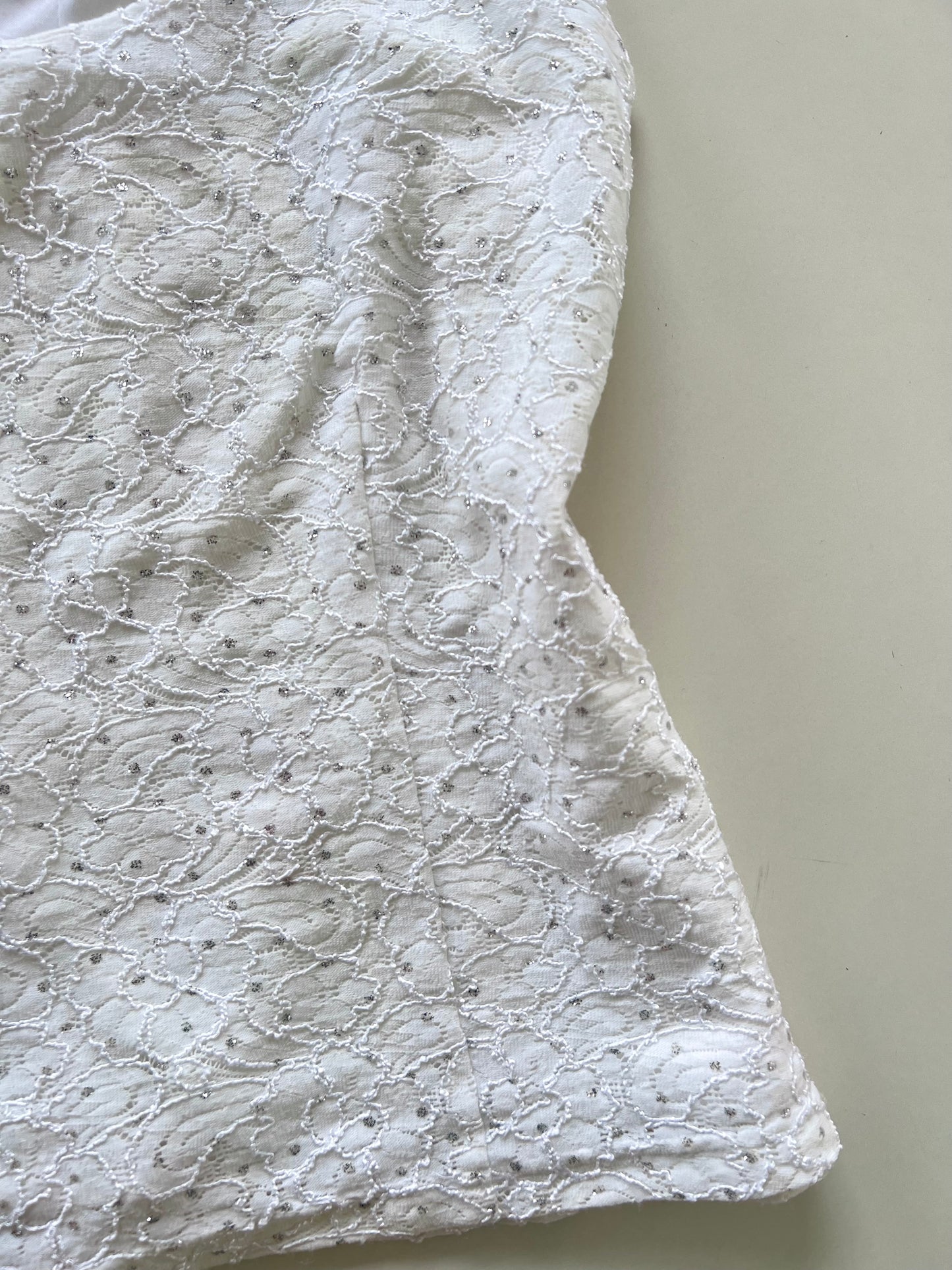 Lace White Top-Bust 40 to 42
