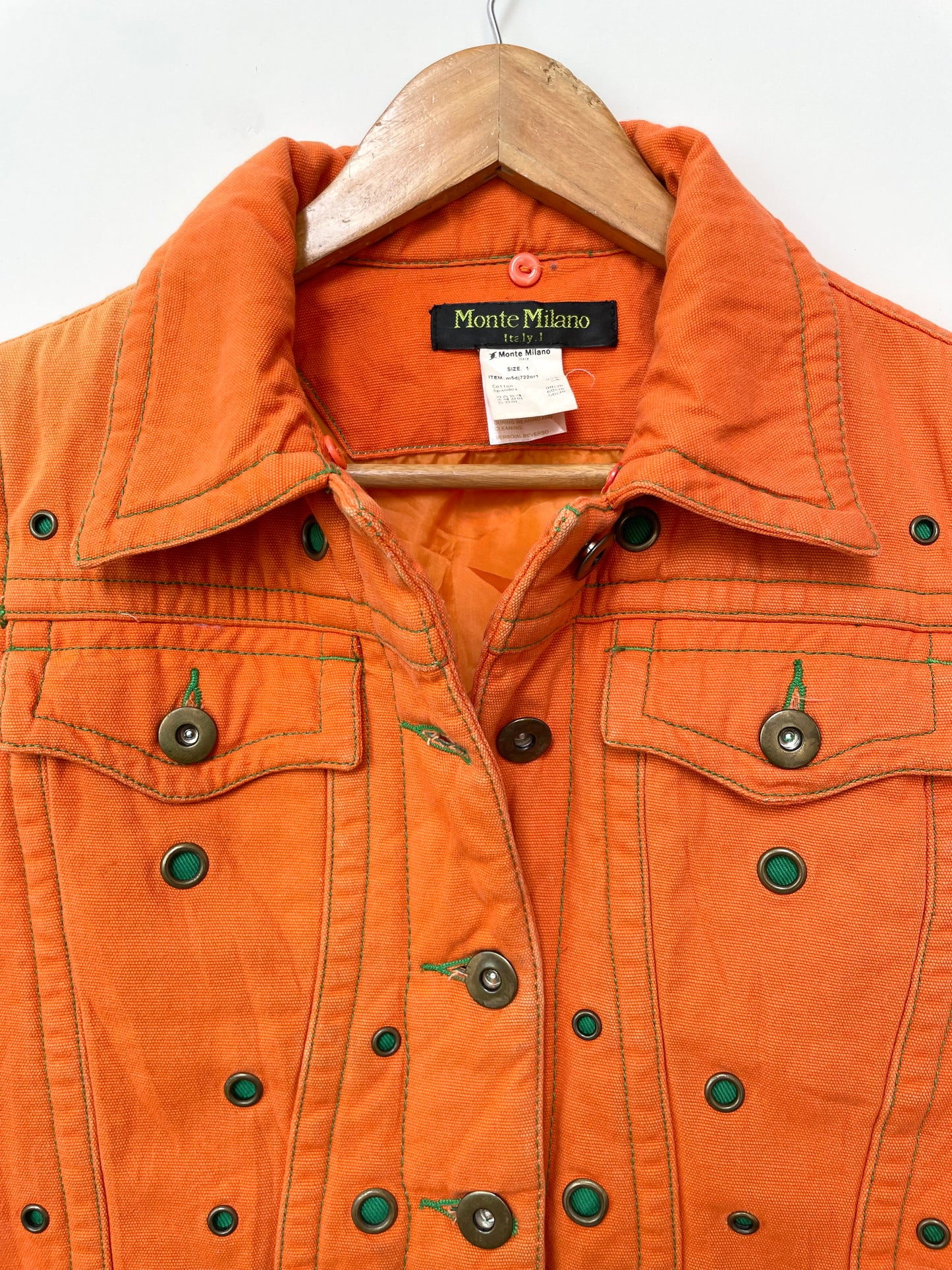 Monte Milano Denim Vest-Bust 36