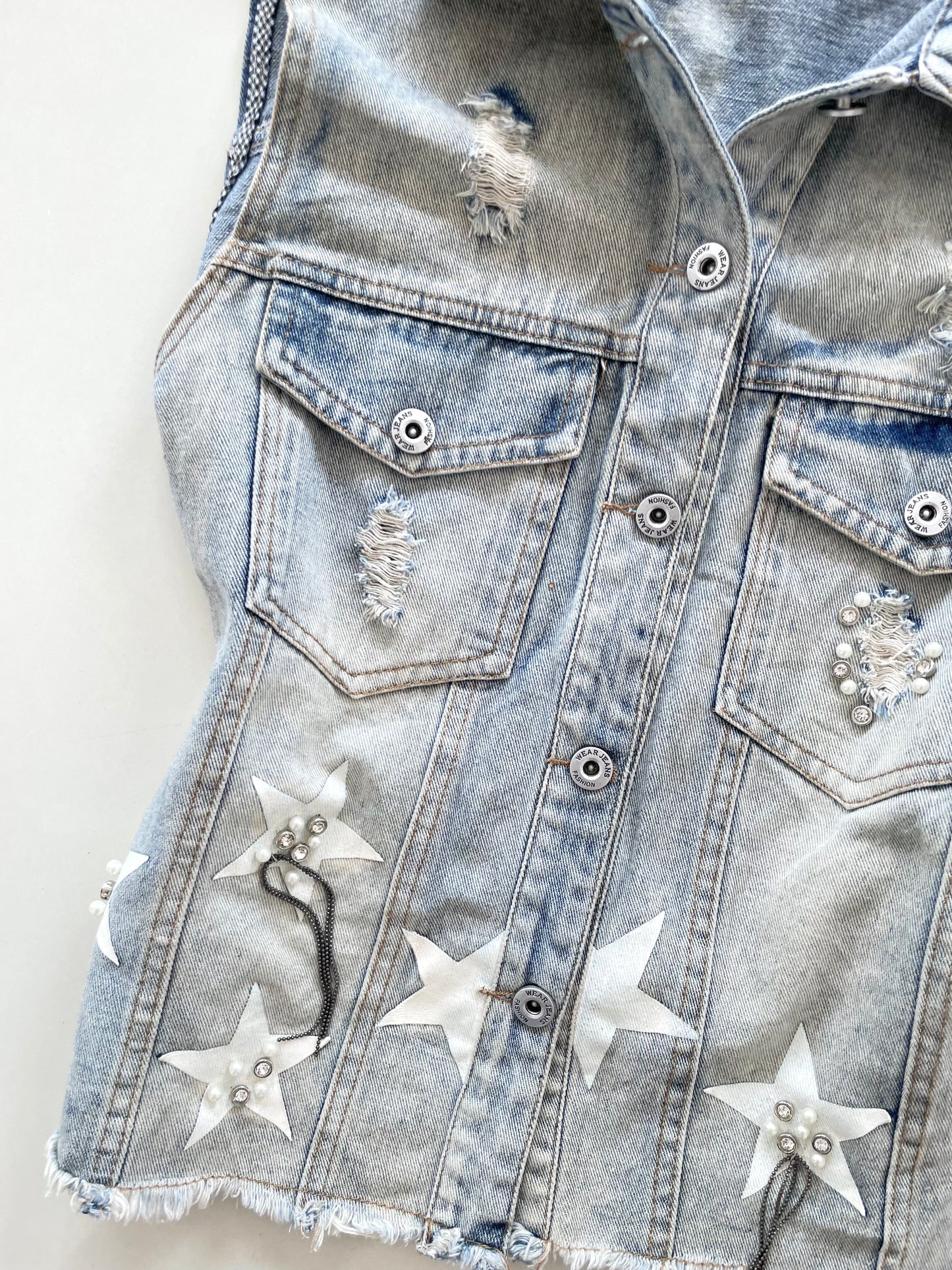 Denim Vest-Chest 38