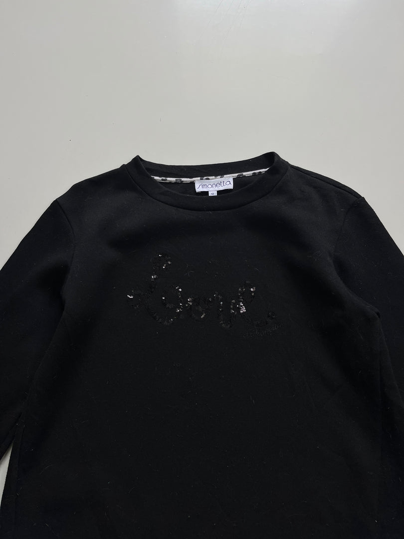 SIMONETTA SEQUINS SWEATSHIRT - BUST 36