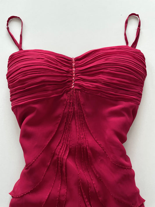 Lautinel Vintage Cherry Dress-Bust 44