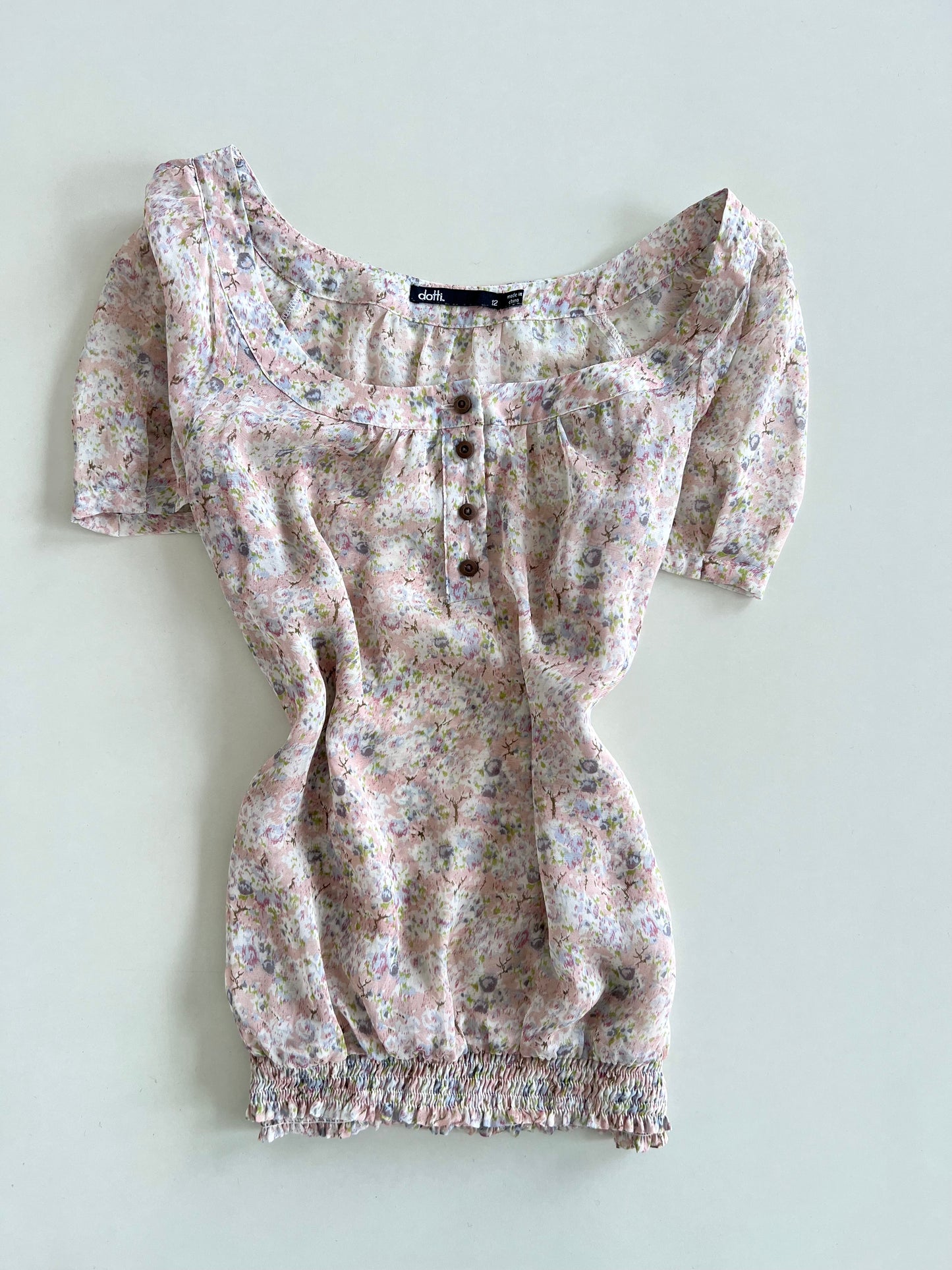 Dotti Sheer Vintage Top-Bust 38