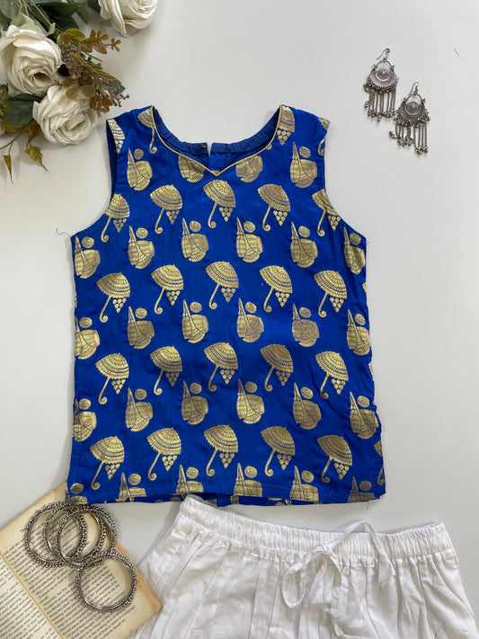 Desi Jacquard Top-Bust 30